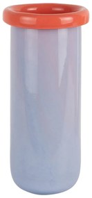 Fioletowy szklany wazon (wysokość 30,5 cm) Plegado – PT LIVING