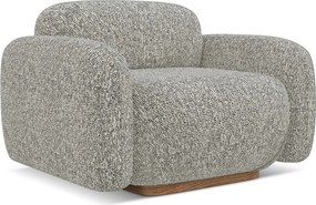 Szary fotel Ailani – Makamii