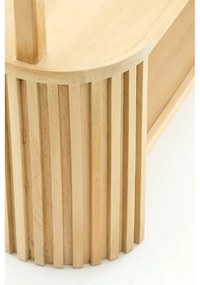 Zestaw do przedpokoju z litego drewna mango w naturalnym kolorze 85x180x30 cm Gaios – Light &amp; Living