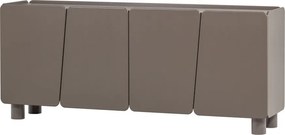 Brązowa komoda z litego drewna sosnowego 200x85x45 cm Root – WOOOD