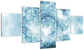 Obraz - Niebiańska mandala (125x70 cm)