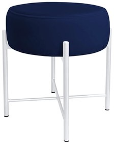 Taboret Pola noga metalowa biała MG16