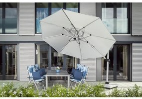 ACTIVE 370 cm - wahadłowy parasol ogrodowy z drążkiem bocznym : Substancja Desen - 827