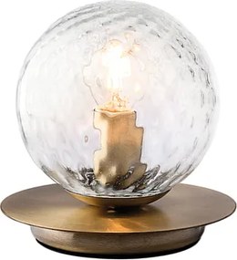 Armonia Lampa stołowa z brązu szczotkowanego, żelazna, 1 światło H.17 Ø16 BL285-LT-BRZ