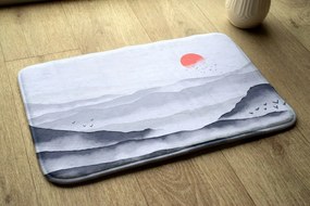 Antypoślizgowy dywanik łazienkowy Antypoślizgowy dywanik łazienkowy Wschód słońca