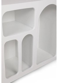 Biała wielopoziomowa półka 120 cm Lorin – Kalune Design
