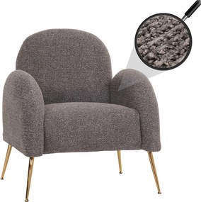 Fotel wypoczynkowy MCW-N69,  ciemnoszary