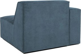 Niebieski sztruksowy moduł sofy (lewostronny) Sting – Scandic