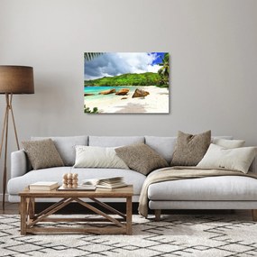 Obraz na szkle - Takamaka, Seszele (70x50 cm)