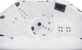 JACUZZI OGRODOWE PREMIUM WANNA  SPA 5-OSOBOWA WHITE OBUDOWA BROWN 195x195 CM