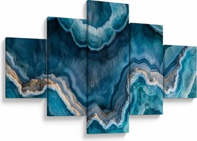 Obraz - Detal akwamarynu (125x70 cm)