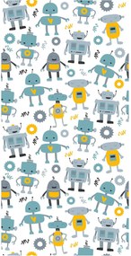Tapeta - Roboty, niebieskie