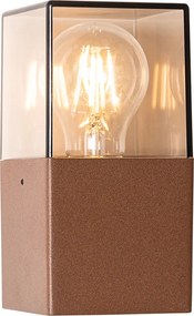 Industrialna lampa ścienna zewnętrzna rdzawo-brązowa IP44 - Denmark