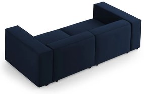 OUTLET Sofa 3-osobowa welurowa granatowa Royal Blue 204/102/70 Arendal od Cosmopolitan Design