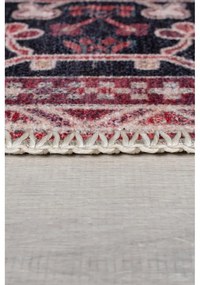 Bordowy dywan z mieszanki włókien z recyklingu odpowiedni do prania 120x170 cm Windsor – Flair Rugs