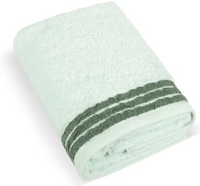 Bellatex Ręcznik frotte Léga beżowy jasnozielony,50 x 100 cm, 50 x 100 cm