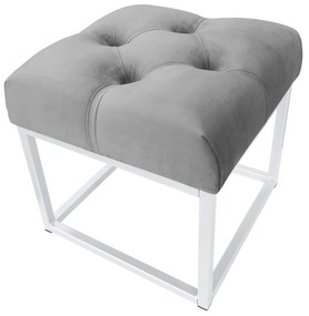 Pufa CHESTERFIELD LOFT ławka postawa biała MG17