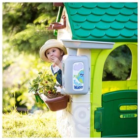 Feber domek ogrodowy eco karmnik segregacja odpadów imitacja panelu słonecznego
