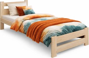 Drewniane łóżko hotelowe do łączenia 90x200 B6-A51