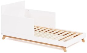 Białe łóżeczko z drewna bukowego 70x140 cm Maralis – Kave Home