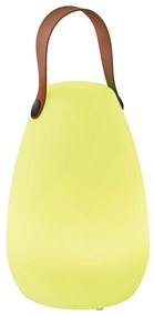 Biało-brązowa lampa stołowa LED (wysokość 20 cm) Ruby – Fischer &amp; Honsel