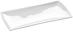 Biały porcelanowy talerz Maxwell &amp; Williams East Meets West, 36,5x18 cm