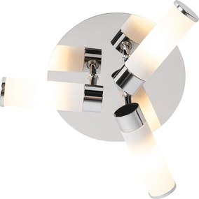 Nowoczesna lampa sufitowa do łazienki chrom 3-punktowa IP44 - Bath
