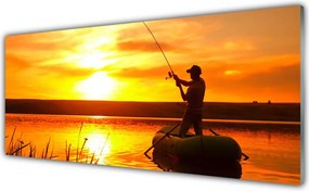 Panel Szklany Spokojny Wieczór nad Jeziorem