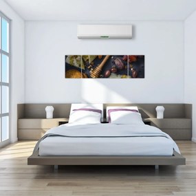 Obraz z suszonymi owocami (170x50 cm)