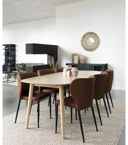 Koniakowe krzesła zestaw 4 szt. Pisa – House Nordic