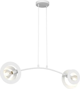 Biała loftowa lampa wisząca - 24X D155 S5-Z90
