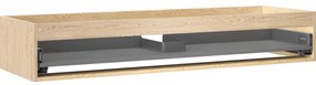 Mexen Box-A korpus szafki podumywalkowej 140 cm, 1 szuflada, dąb - 91AX0-1400-235-1-81