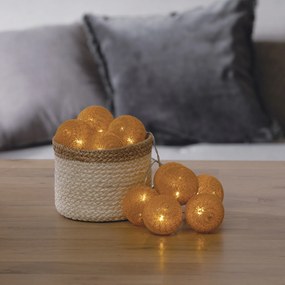 Girlanda świetlna, świecące LED kule, lampki, 10 szt