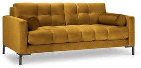 Żółta aksamitna sofa Cosmopolitan Design Bali