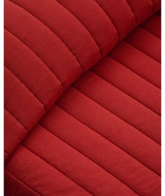 Czerwona narzuta pikowana z bawełny organicznej 180x240 cm Sini – Kave Home