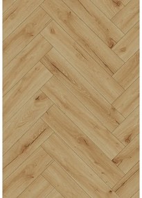 Mexen Beaver Creek panele winylowe jodełka 635 x 127 mm SPC 6,5 mm podkład 1,5 mm, 4 V-Fuga, Dąb - F1188-0635-127-505-4V1-01