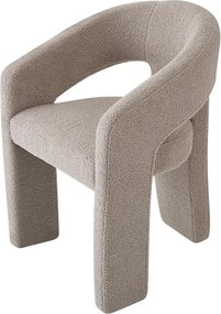 Tapicerowane krzesło do jadalni w tkaninie bouclé K612 Halmar
