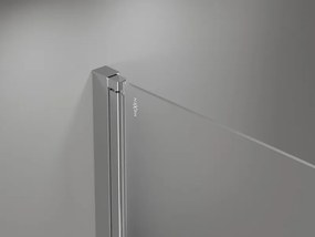 Mexen Mist parawan nawannowy 2-skrzydłowy prawy 140 x 150 cm, transparent, chrom - 8A9-140-002-01-00-P