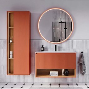 Badmöbel-Set BELDIVO 100 cm mit Waschbecken