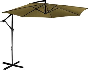 STILISTA Parasol ogrodowy, 330 x 249 cm, brązowy