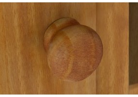 Szafka z litego drewna sosnowego w naturalnym kolorze 90x90 cm Bertram – Støraa