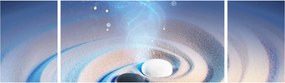 Obraz - Eteryczny yin-yang (170x50 cm)