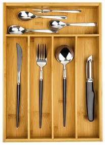 Bambusowy organizer na sztućce R4-B98
