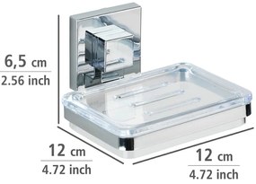 Mydelniczka z przyssawką Wenko Vacuum-Loc, 12x12 cm