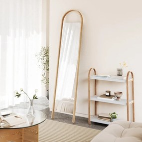 Lustro stojące z drewnianą ramą 45x196 cm Bellwood – Umbra