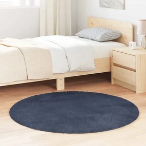 Granatowy okrągły dywan 120x120 G1-T92