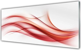 Panel Szklany Czerwona Ekspresja Graficzna