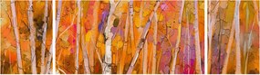 Obraz - Jesienny las (170x50 cm)