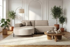 Narożnik Parma Studio Hills, tkanina Poso, lewy, beżowy (02)