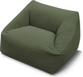 Zielony sztruksowy worek do siedzenia Lilibet – Bobochic Paris